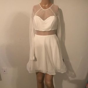 ⚡️new white teeze me dress⚡️